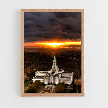 ap-lds temple-7 cadre Bois clair