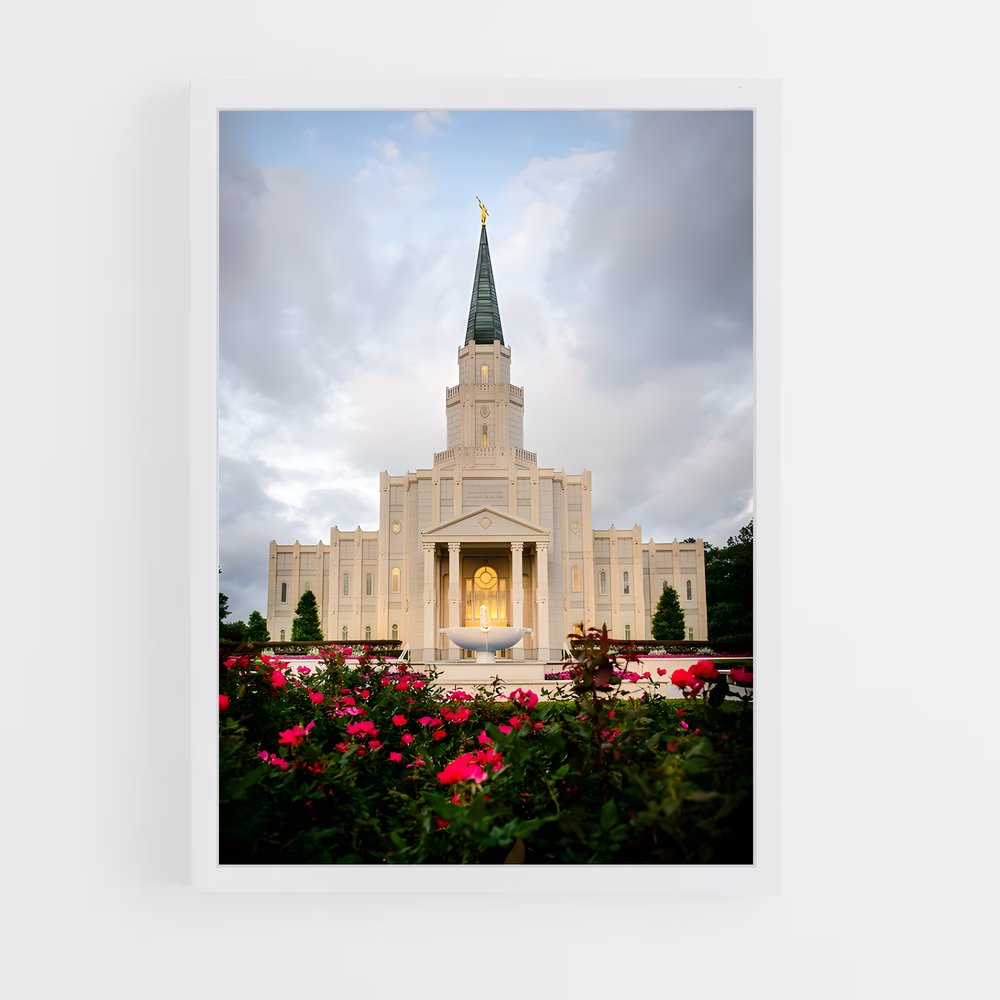ap-lds temple-9 cadre Blanc