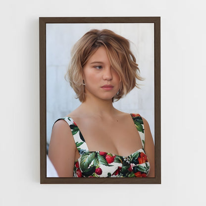 ap-lea seydoux-5 cadre Bois foncé