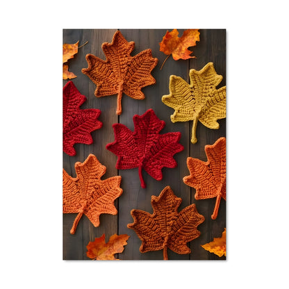 Poster Feuilles Enlacées