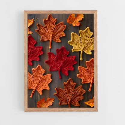 ap-leaf patterns-1 cadre Bois clair