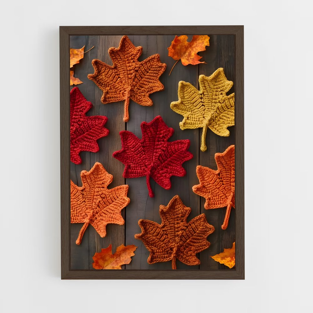 ap-leaf patterns-1 cadre Bois foncé