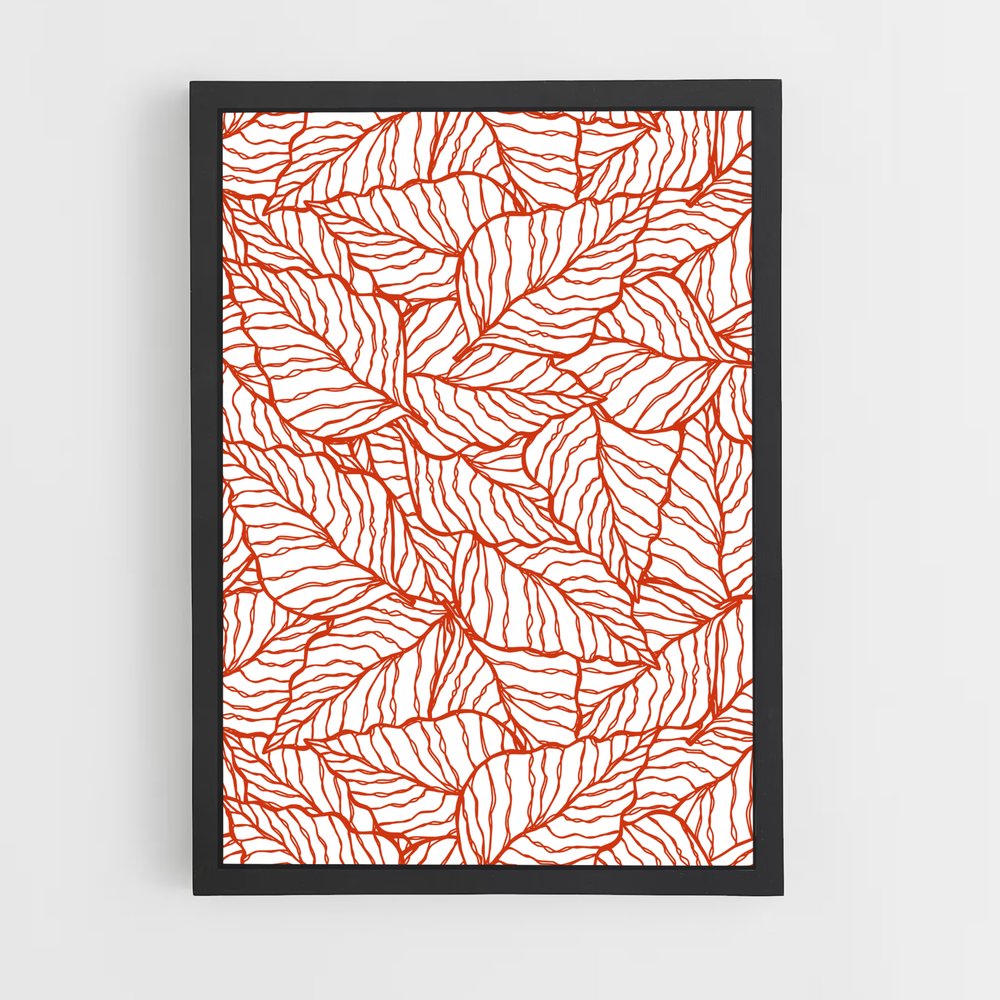 ap-leaf patterns-4 cadre Noir