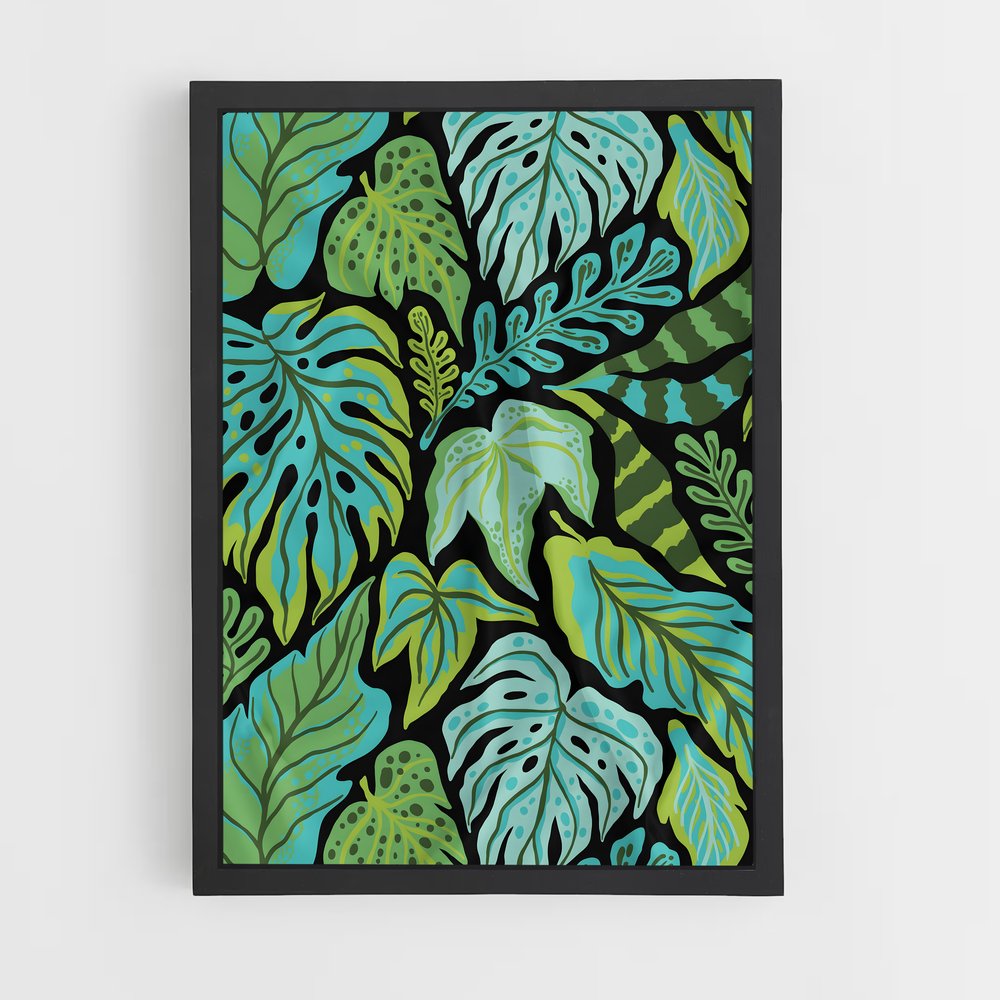 ap-leaf patterns-5 cadre Noir