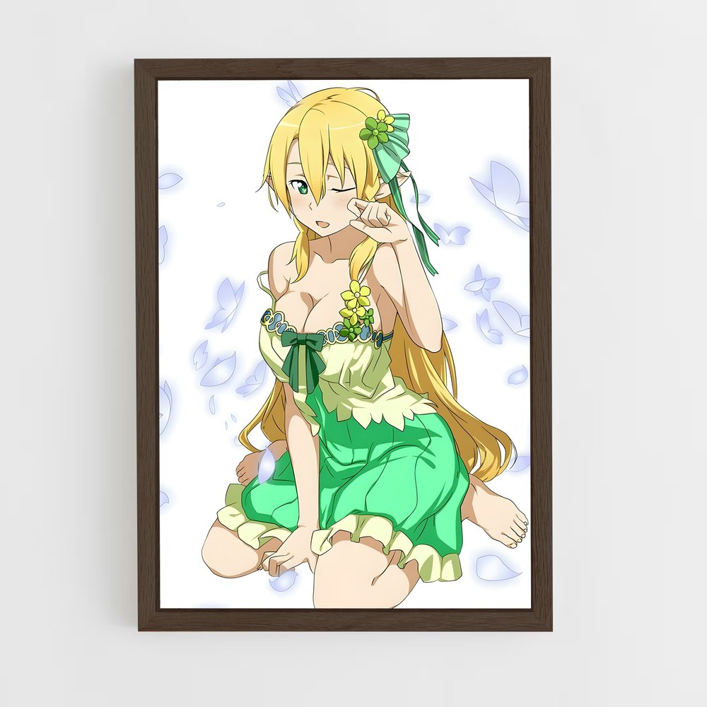 ap-leafa-7 cadre Bois foncé