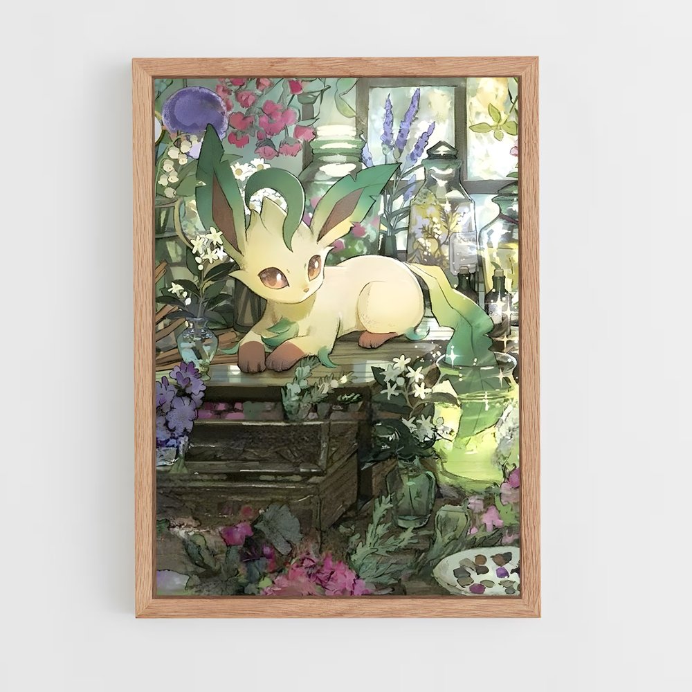 ap-leafeon-1 cadre Bois clair
