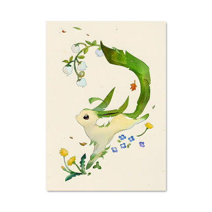 Poster L'Oiseau Fleurissant