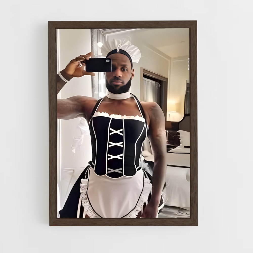 ap-lebron-4 cadre Bois foncé