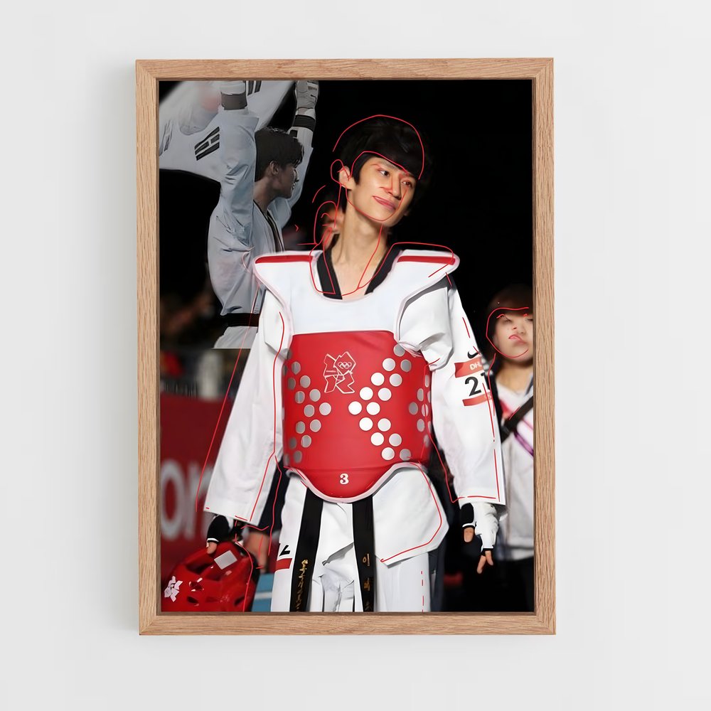 ap-lee dae-hoon-1 cadre Bois clair