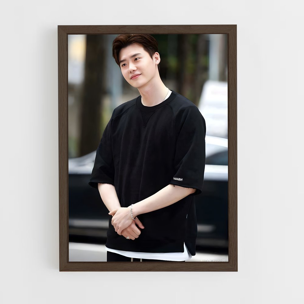 ap-lee jong-suk-13 cadre Bois foncé