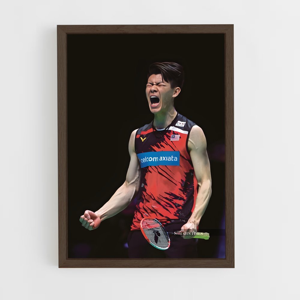 ap-lee zii jia-3 cadre Bois foncé