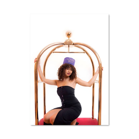 Poster Glamour Sur Tapis Rouge
