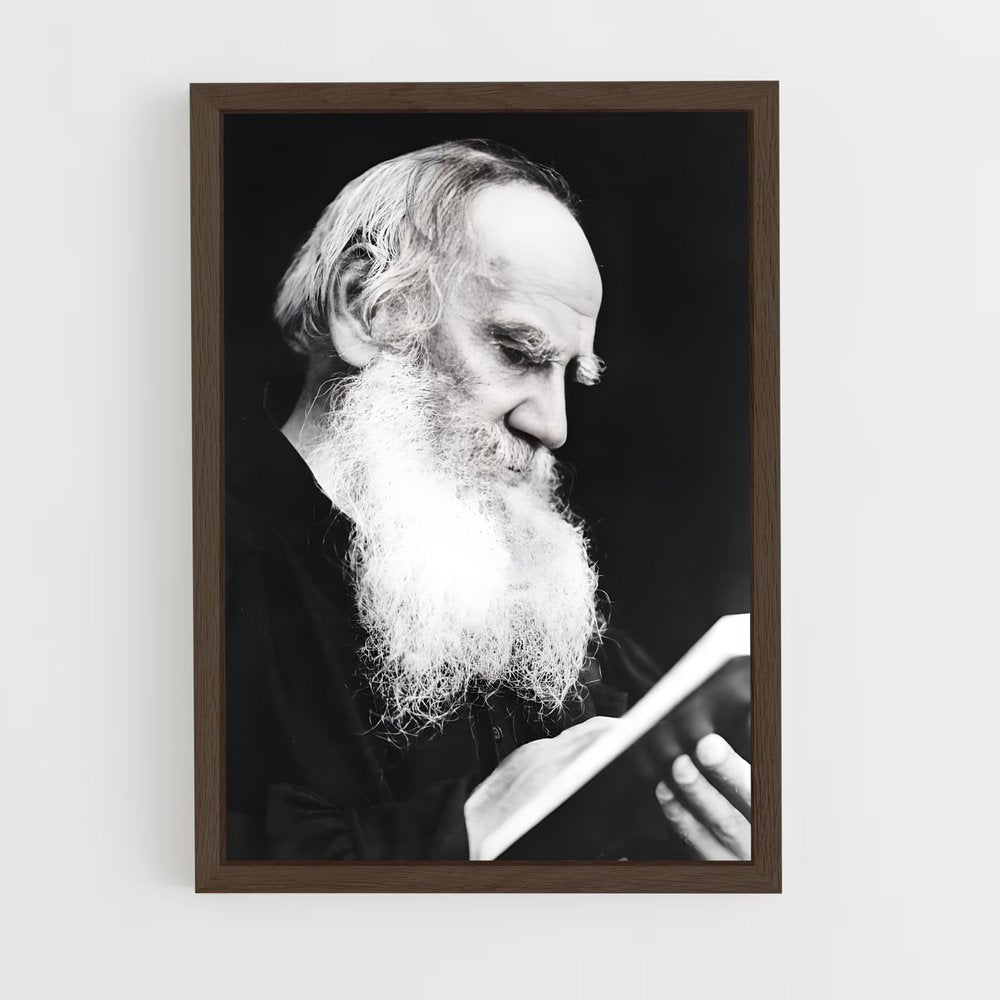 ap-leo tolstoy-2 cadre Bois foncé