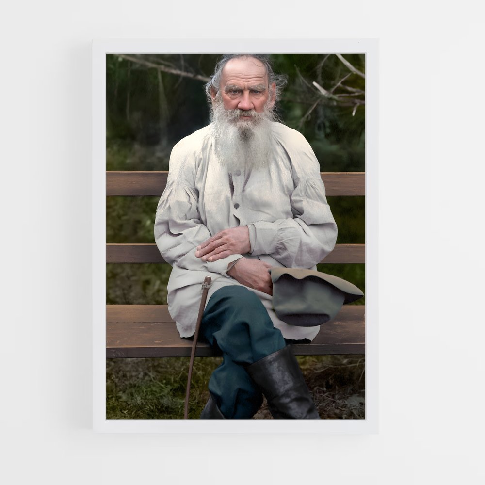 ap-leo tolstoy-3 cadre Blanc
