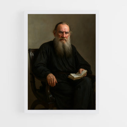ap-leo tolstoy-4 cadre Blanc