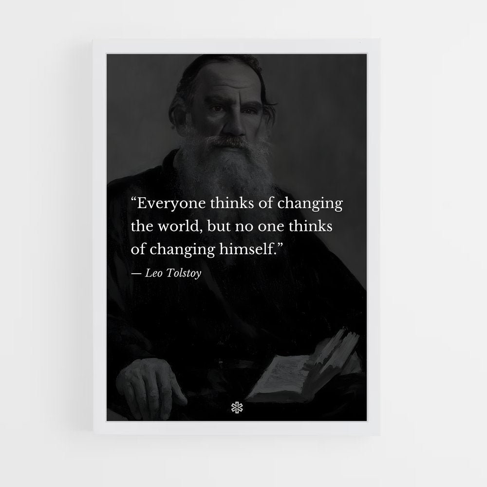 ap-leo tolstoy-6 cadre Blanc
