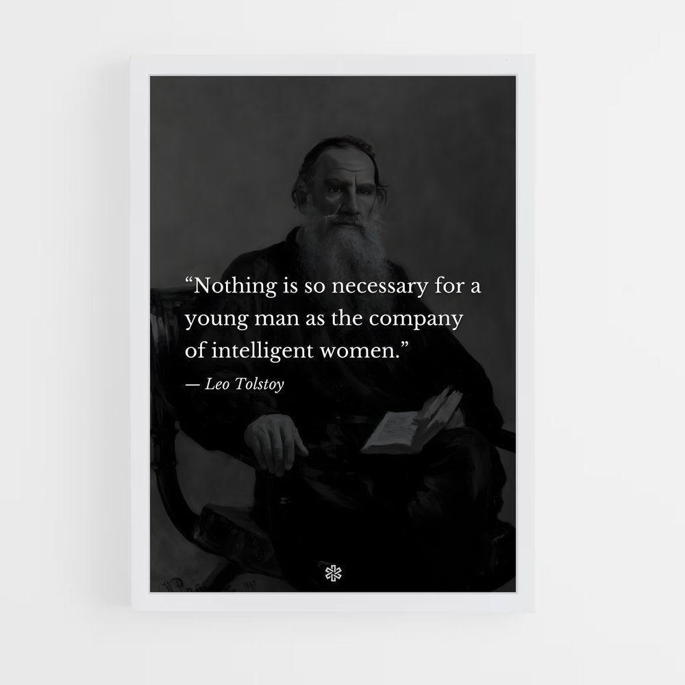 ap-leo tolstoy-7 cadre Blanc