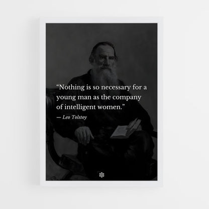 ap-leo tolstoy-7 cadre Blanc