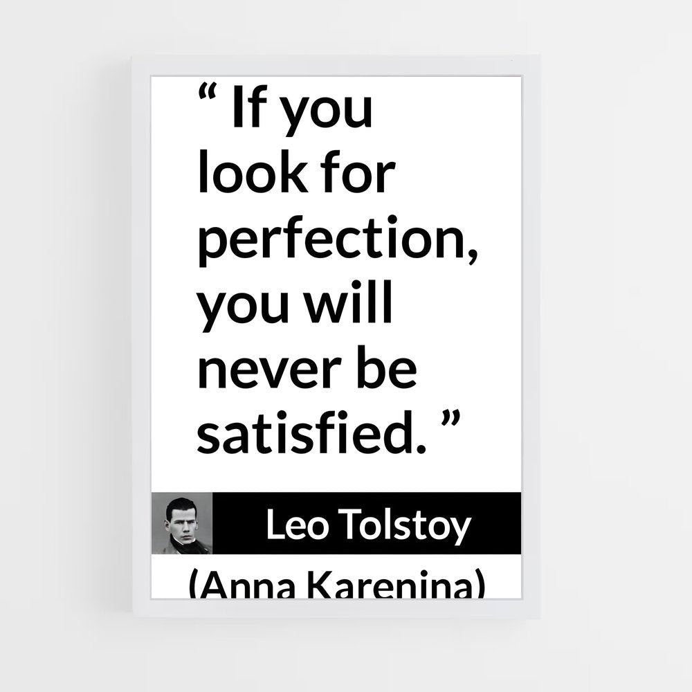 ap-leo tolstoy-8 cadre Blanc