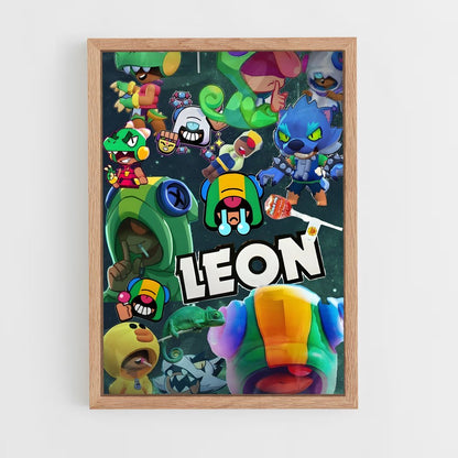 ap-leon brawl-3 cadre Bois clair