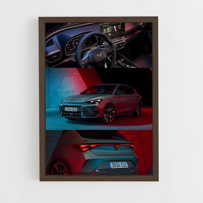 ap-leon cupra-4 cadre Bois foncé