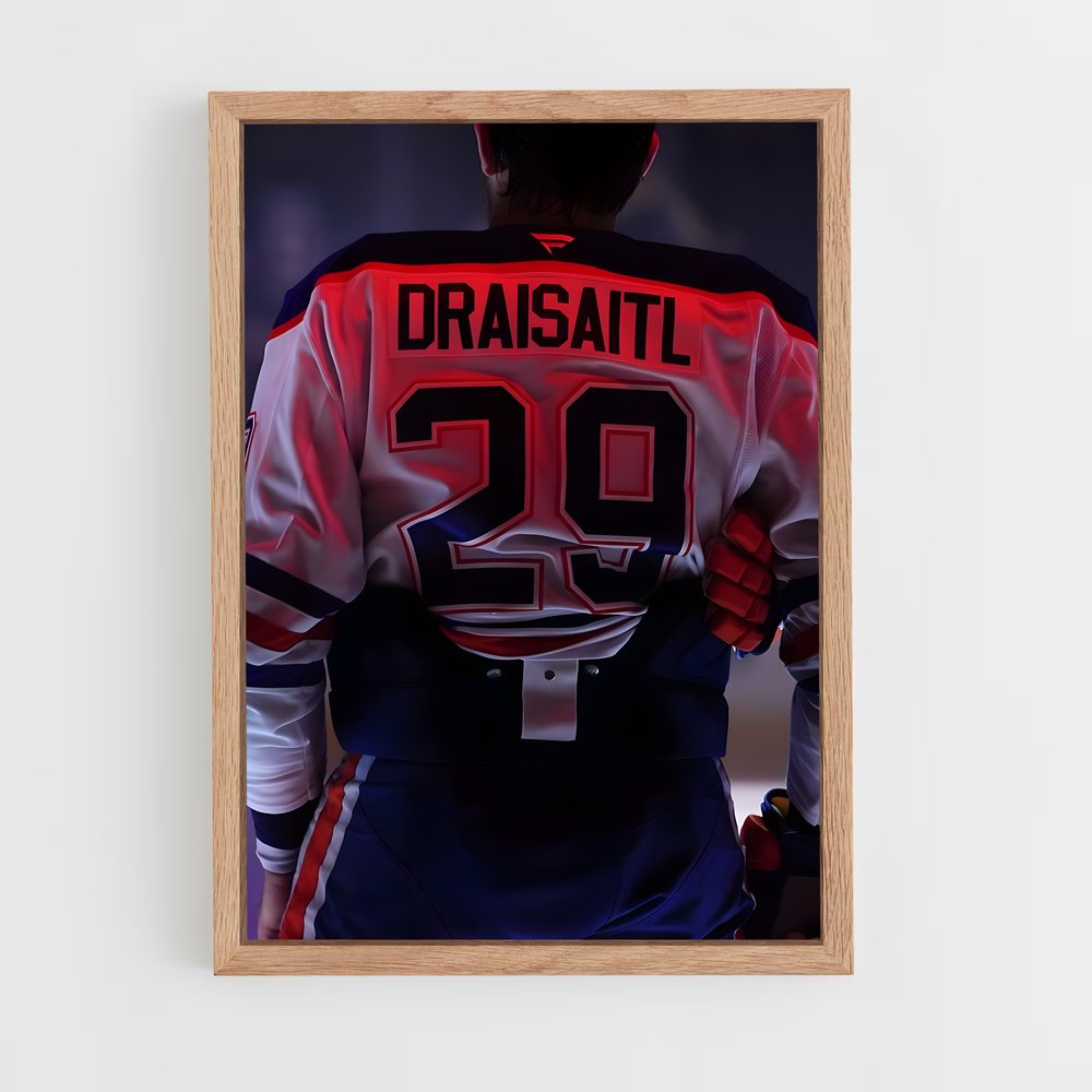 ap-leon draisaitl-2 cadre Bois clair