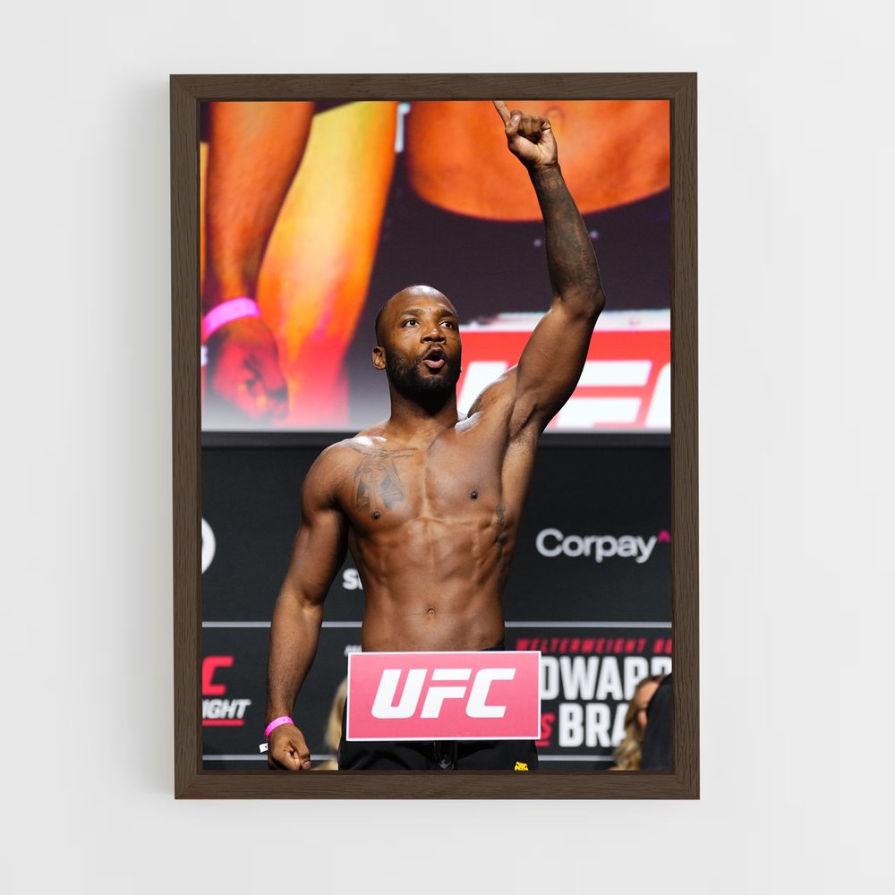ap-leon edwards-5 cadre Bois foncé