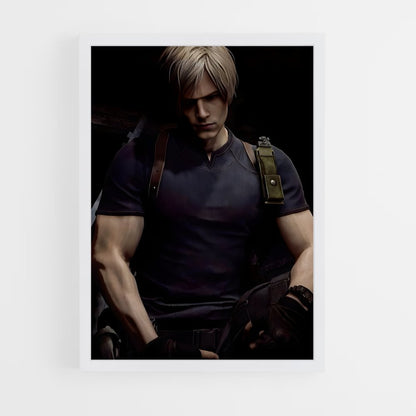 ap-leon kennedy-1 cadre Blanc