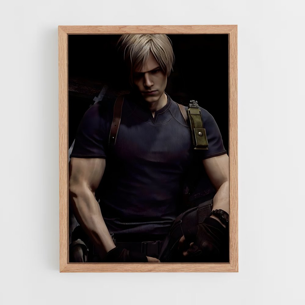 ap-leon kennedy-1 cadre Bois clair