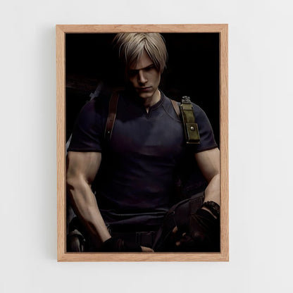 ap-leon kennedy-1 cadre Bois clair
