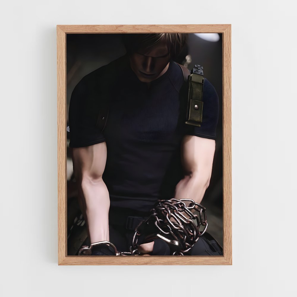 ap-leon kennedy-6 cadre Bois clair