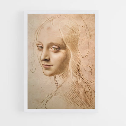 ap-leonardo da vinci-5 cadre Blanc