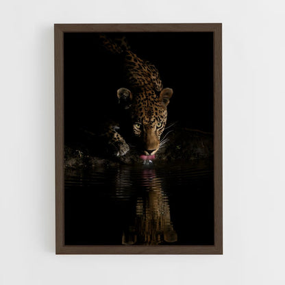 ap-leopard-10 cadre Bois foncé