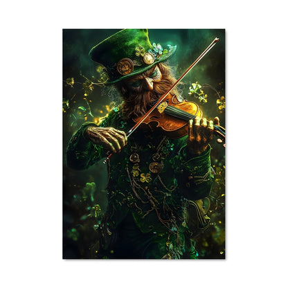Poster Le Violoniste Émeraude