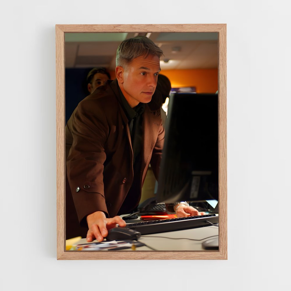 ap-leroy jethro gibbs-4 cadre Bois clair