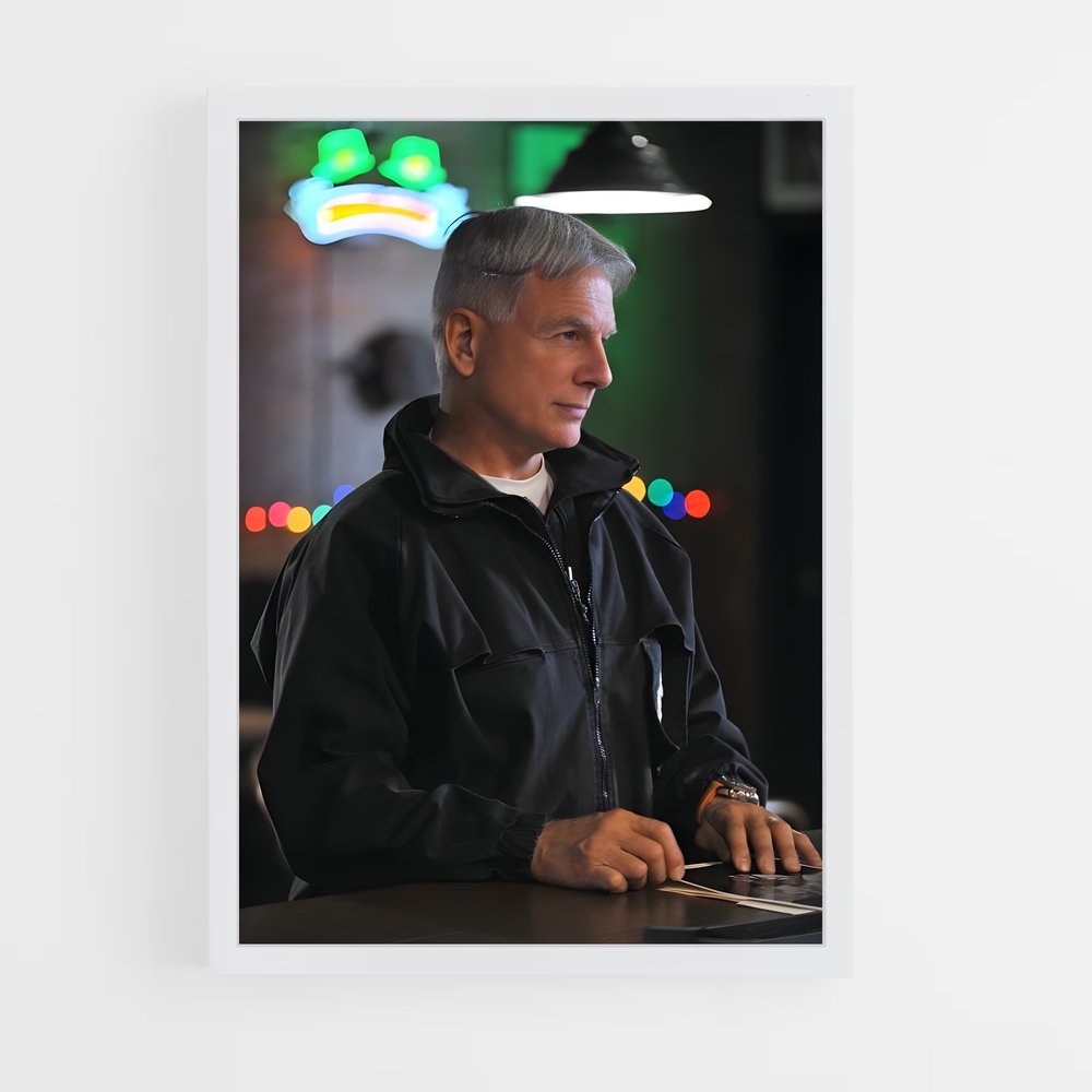 ap-leroy jethro gibbs-5 cadre Blanc