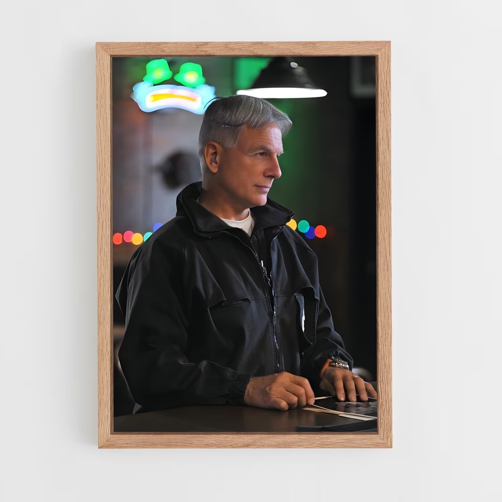 ap-leroy jethro gibbs-5 cadre Bois clair