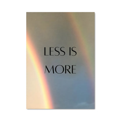 Poster Arc-en-Ciel Minimaliste