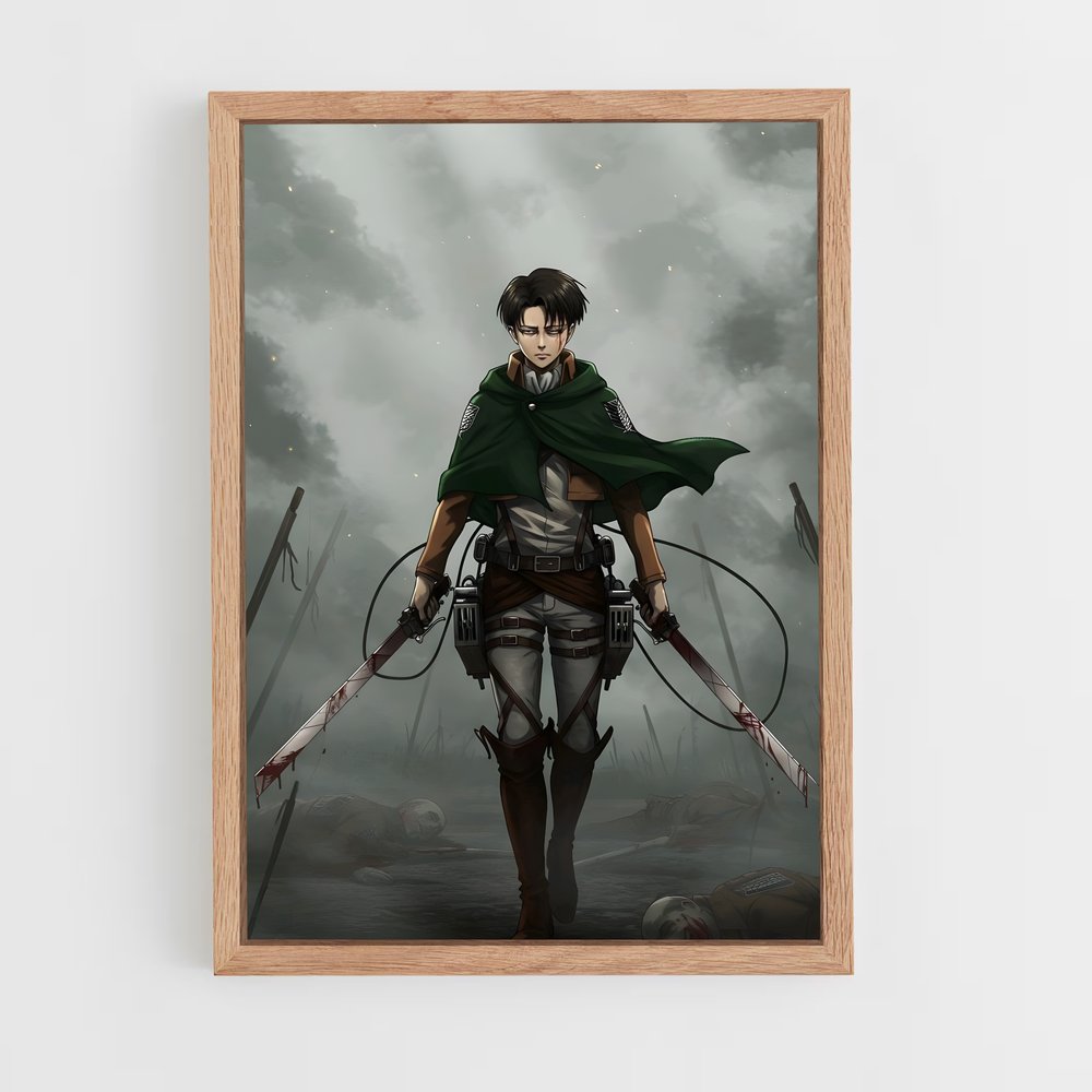 ap-levi ackerman-6 cadre Bois clair