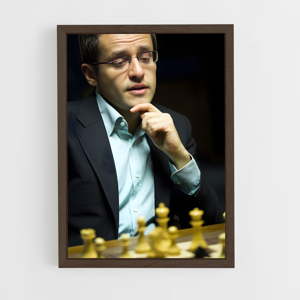 ap-levon aronian-2 cadre Bois foncé