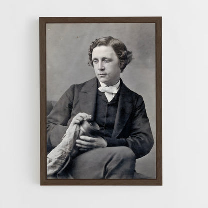 ap-lewis carroll-1 cadre Bois foncé
