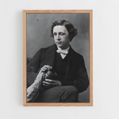 ap-lewis carroll-10 cadre Bois clair