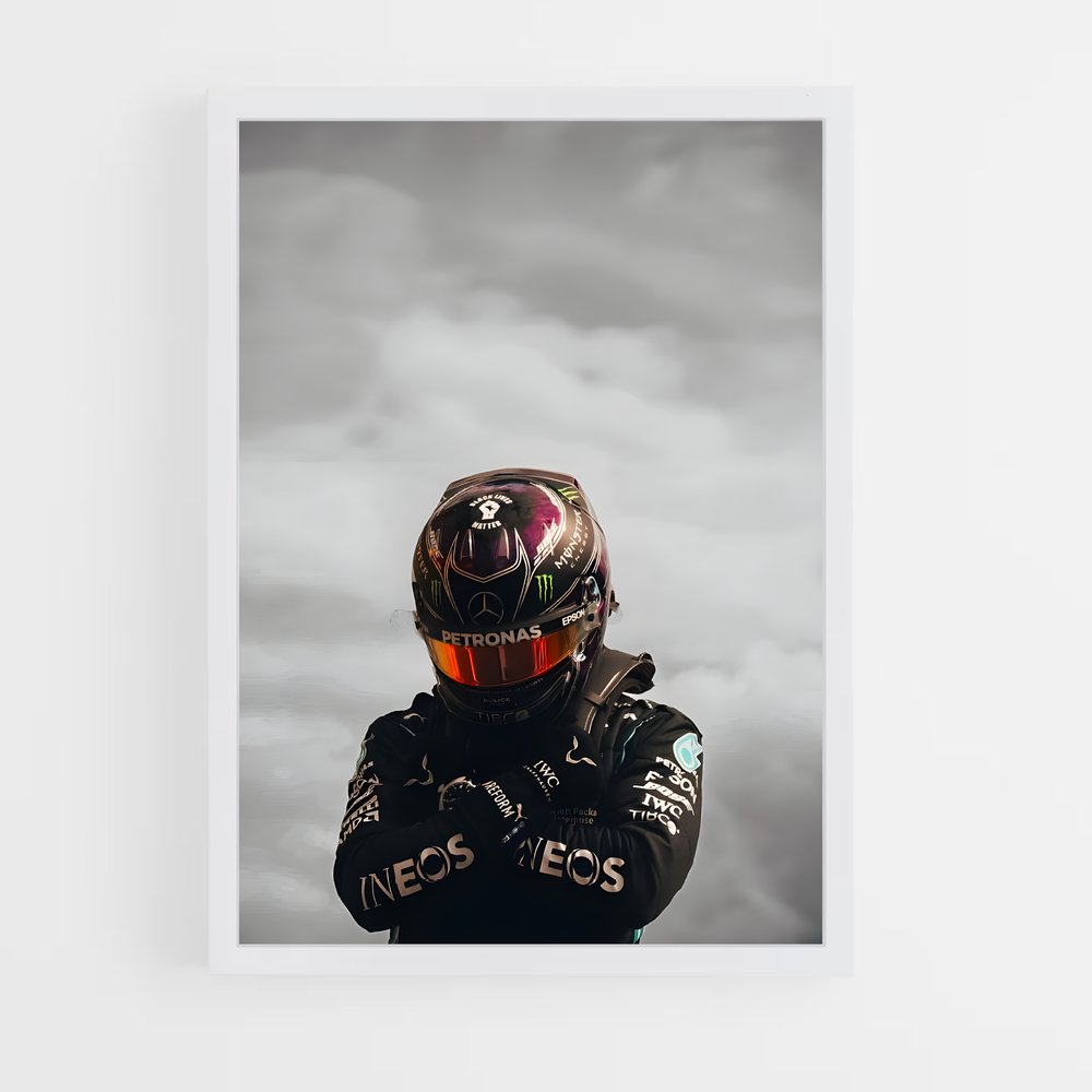 ap-lewis hamilton-1 cadre Blanc