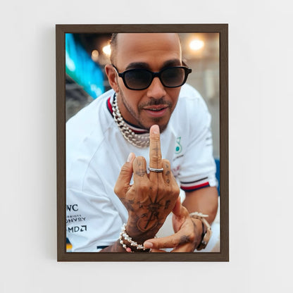 ap-lewis hamilton-2 cadre Bois foncé