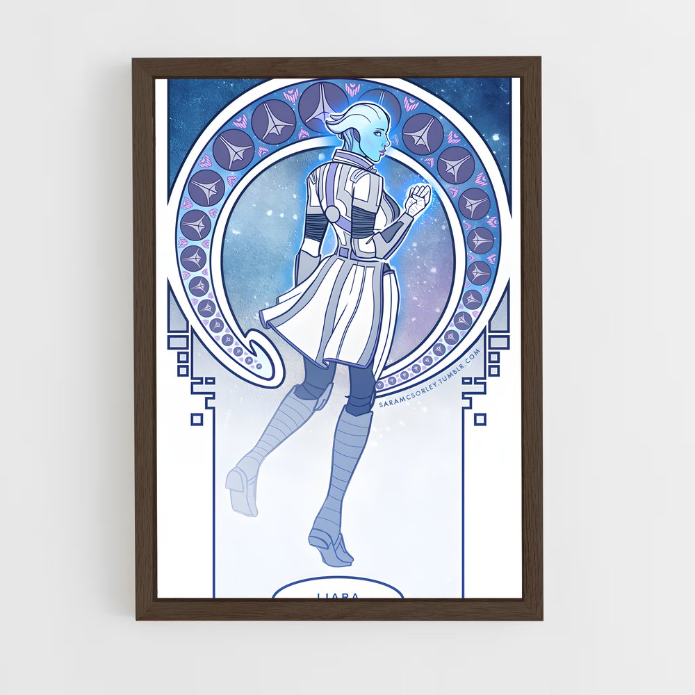 ap-liara-2 cadre Bois foncé
