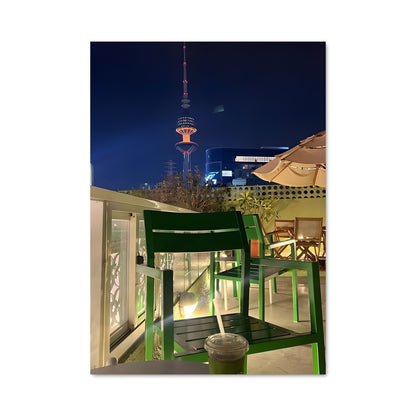Poster Chaise Verte