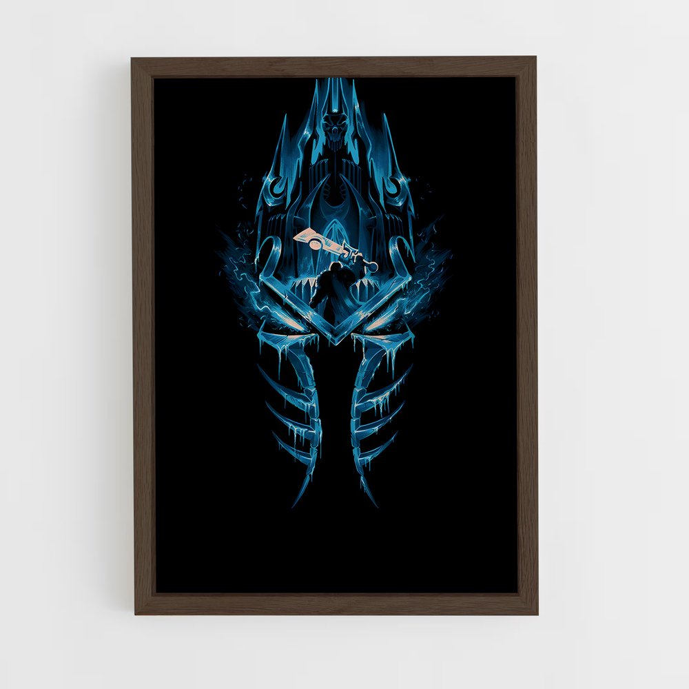 ap-lich king-2 cadre Bois foncé