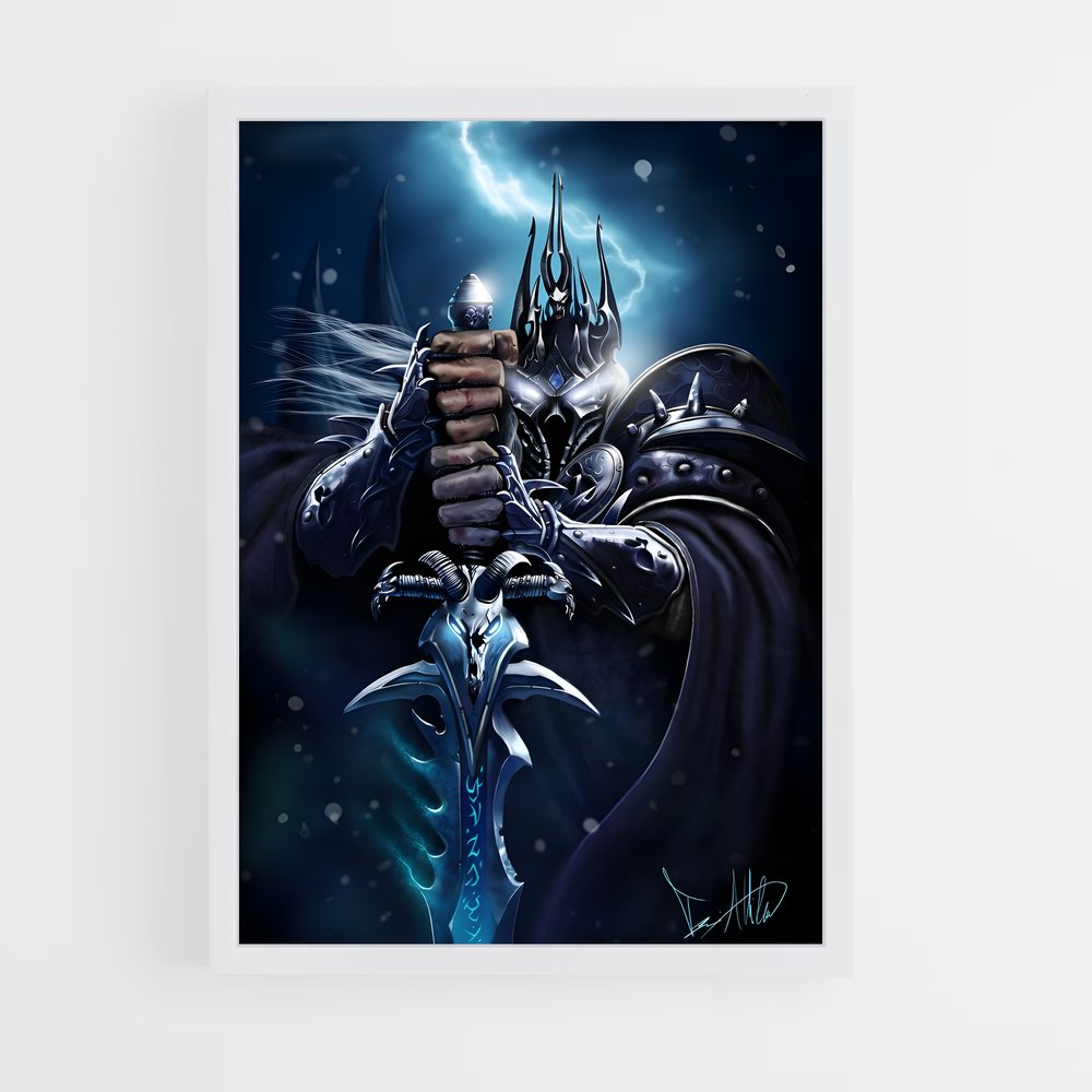 ap-lich king-4 cadre Blanc