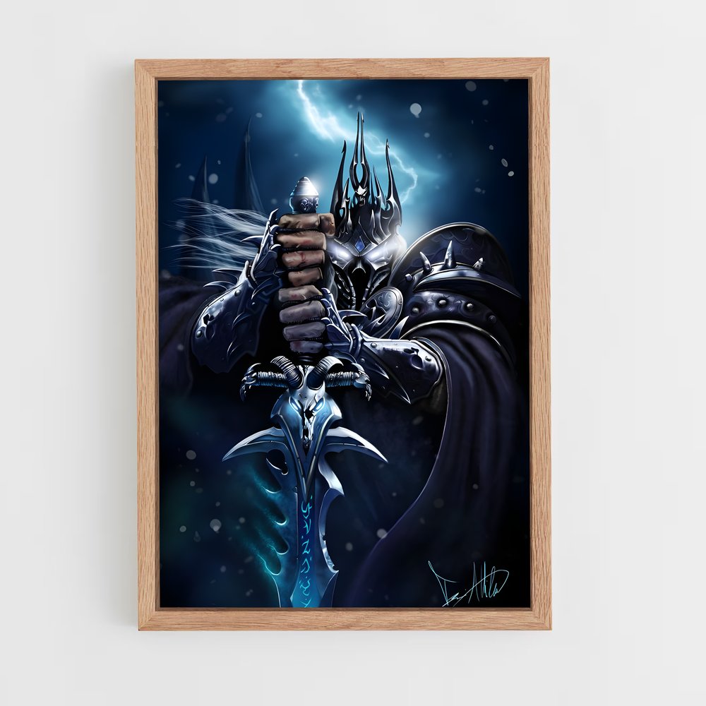 ap-lich king-4 cadre Bois clair