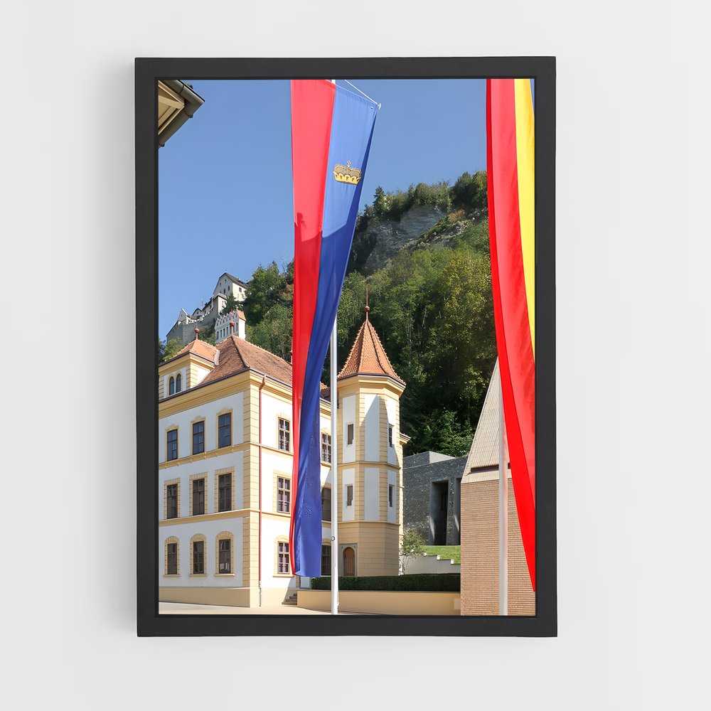 ap-liechtenstein flag-1 cadre Noir